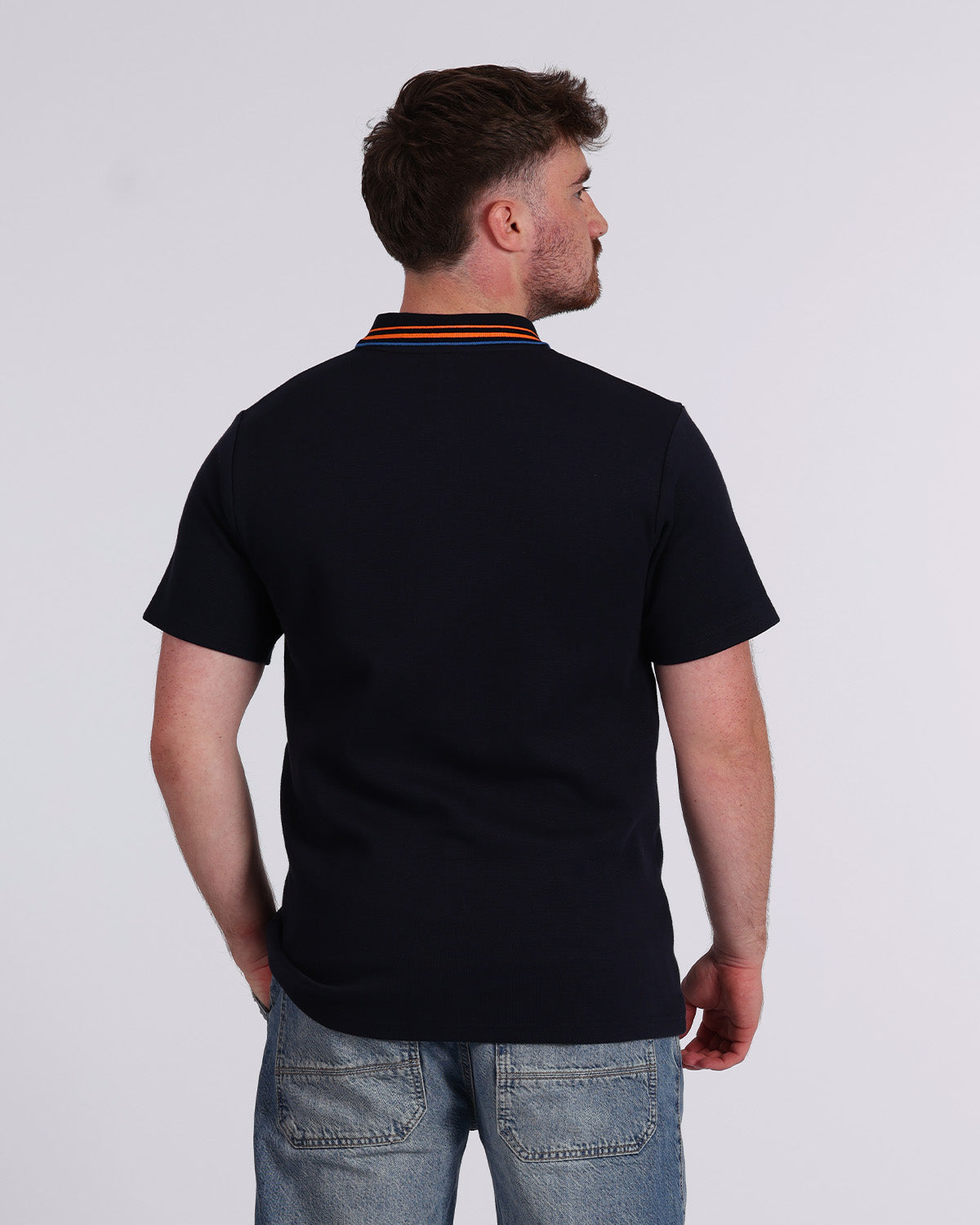 Sandfields Tipped Polo - Navy