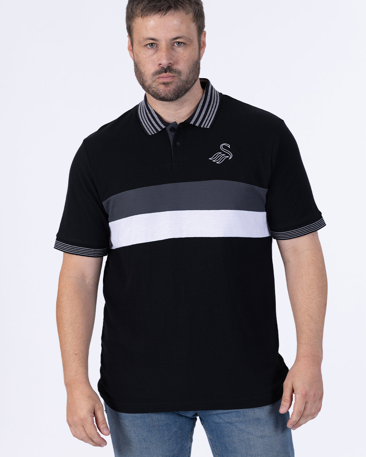 Marina Polo - Black/Charcoal