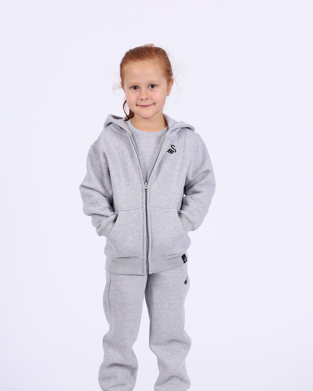 Junior Essentials Full Zip Hoodie - Grey