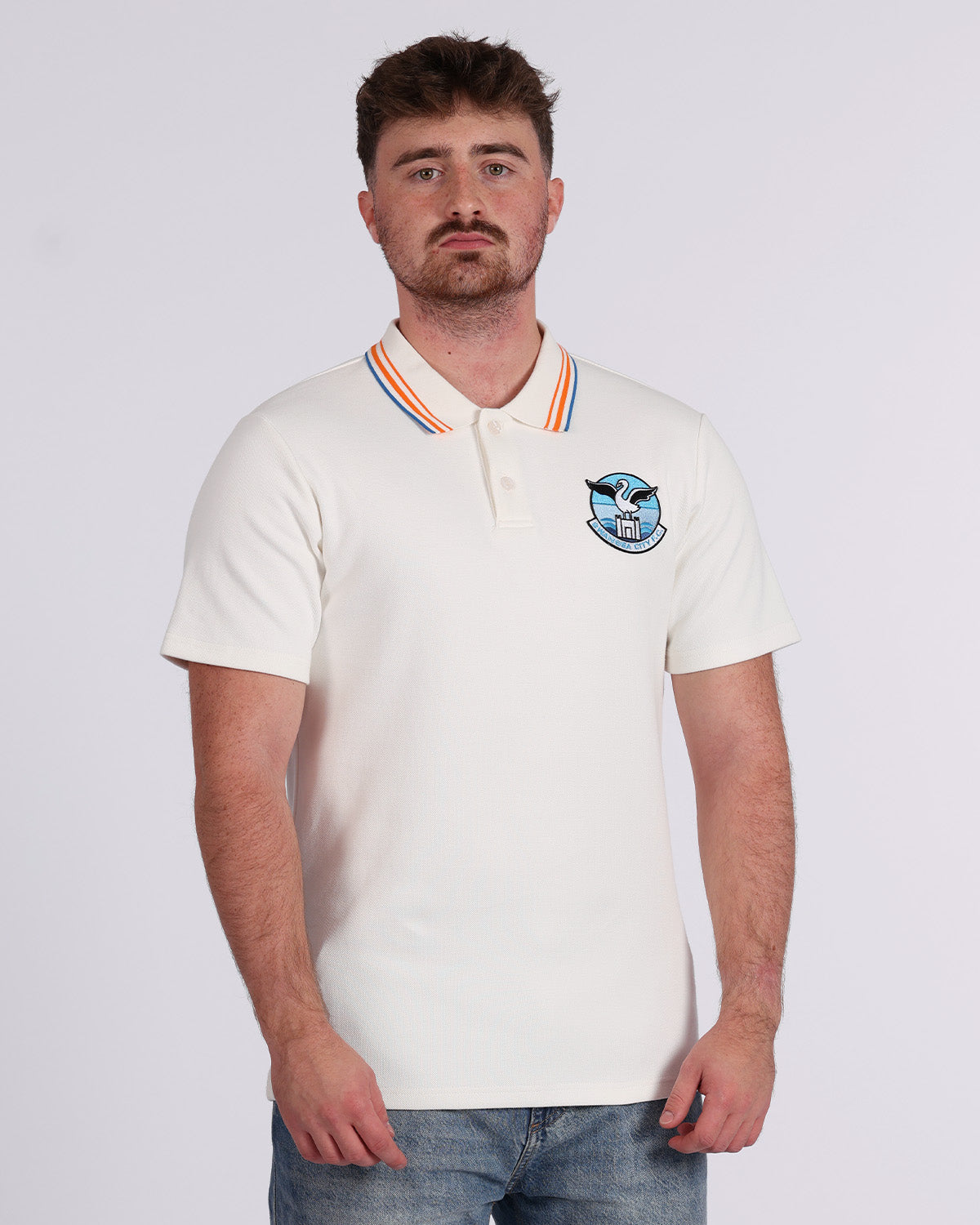 Sandfields Tipped Polo - White