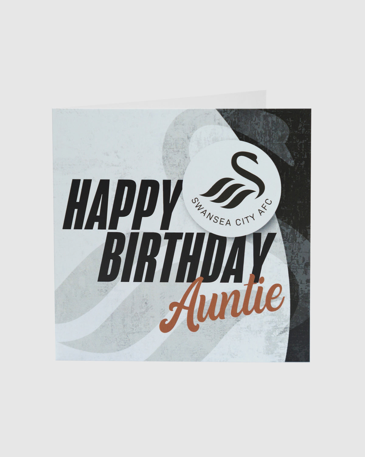 Swans Happy Birthday Auntie Card