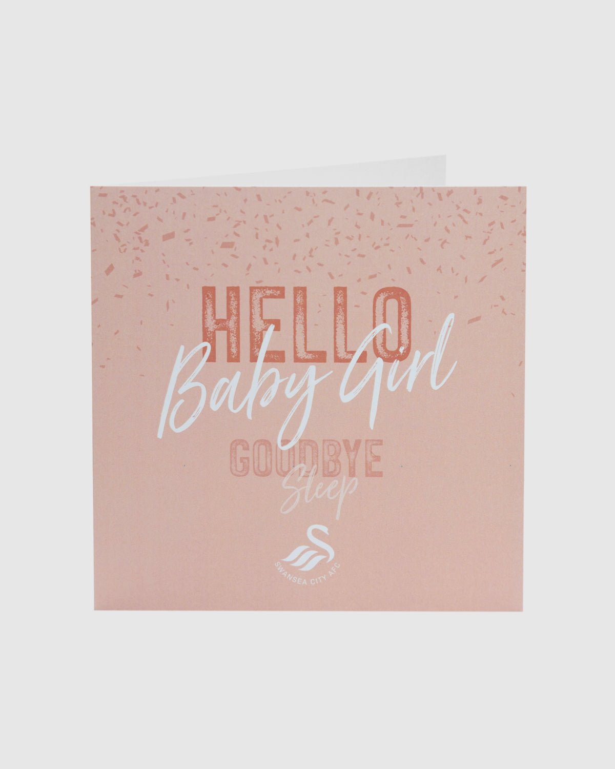 Swans Baby Girl Card