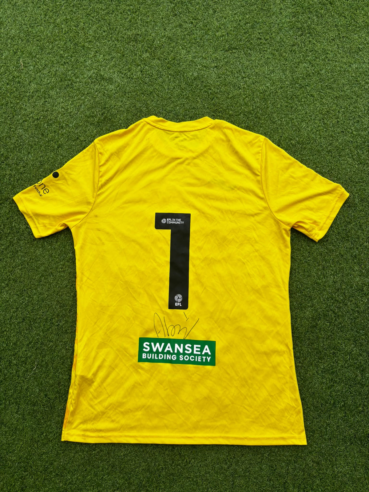Match-worn Signed Death Row Pre-Season Shirt - Fisher 1