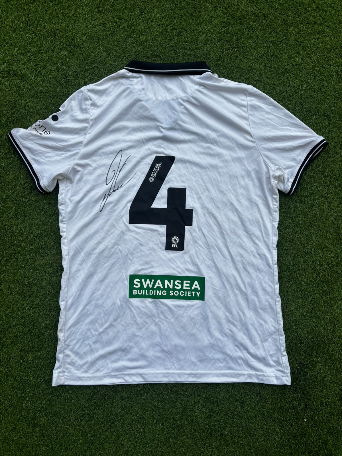 Match-worn Signed Death Row Pre-Season Shirt - Fulton 4