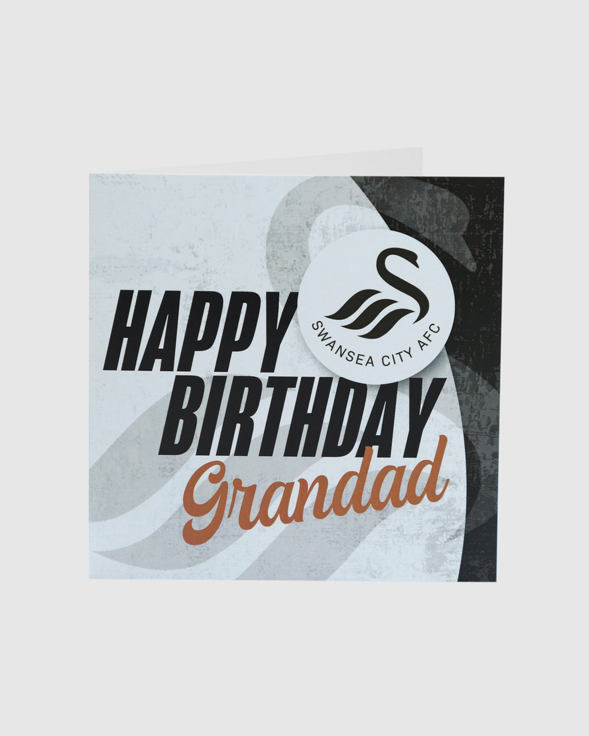 Swans Happy Birthday Grandad Card