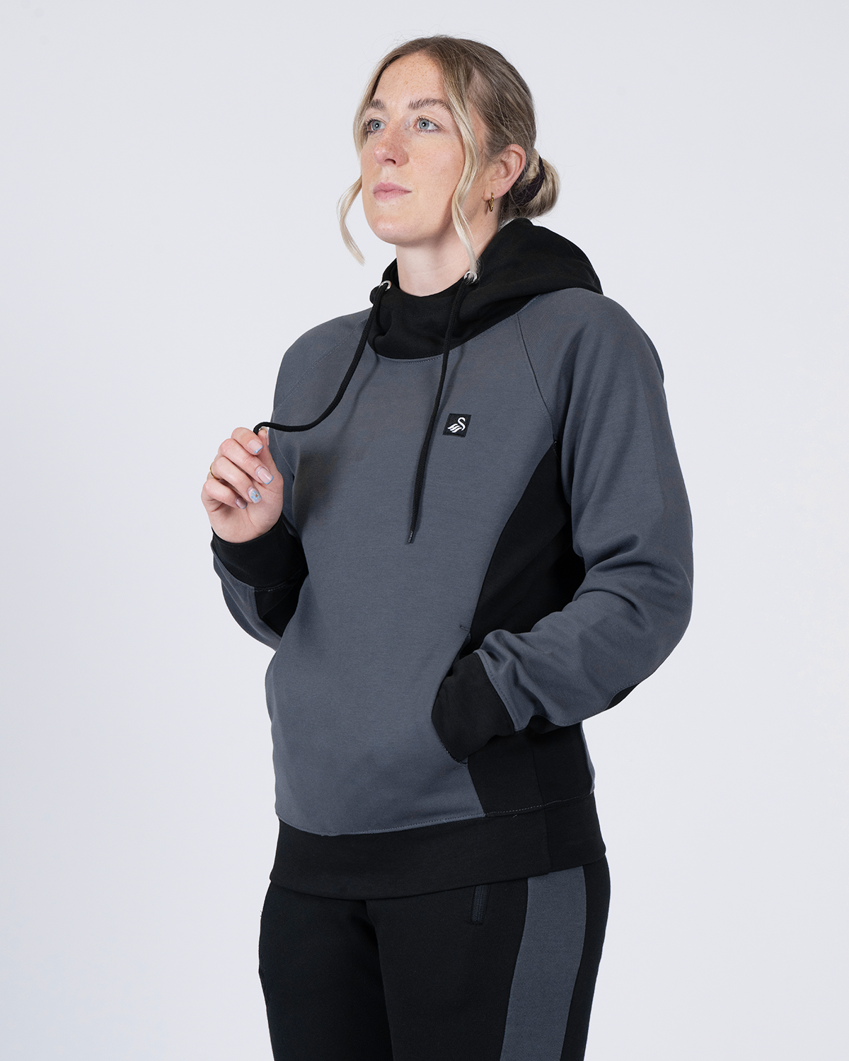 Adult Laguna Hood - Black/Grey