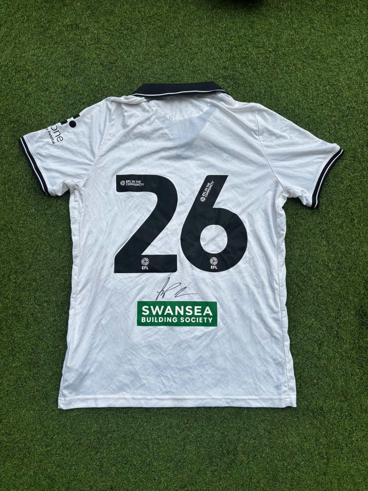 Match-worn Signed Death Row Pre-Season Shirt - Lissah 26