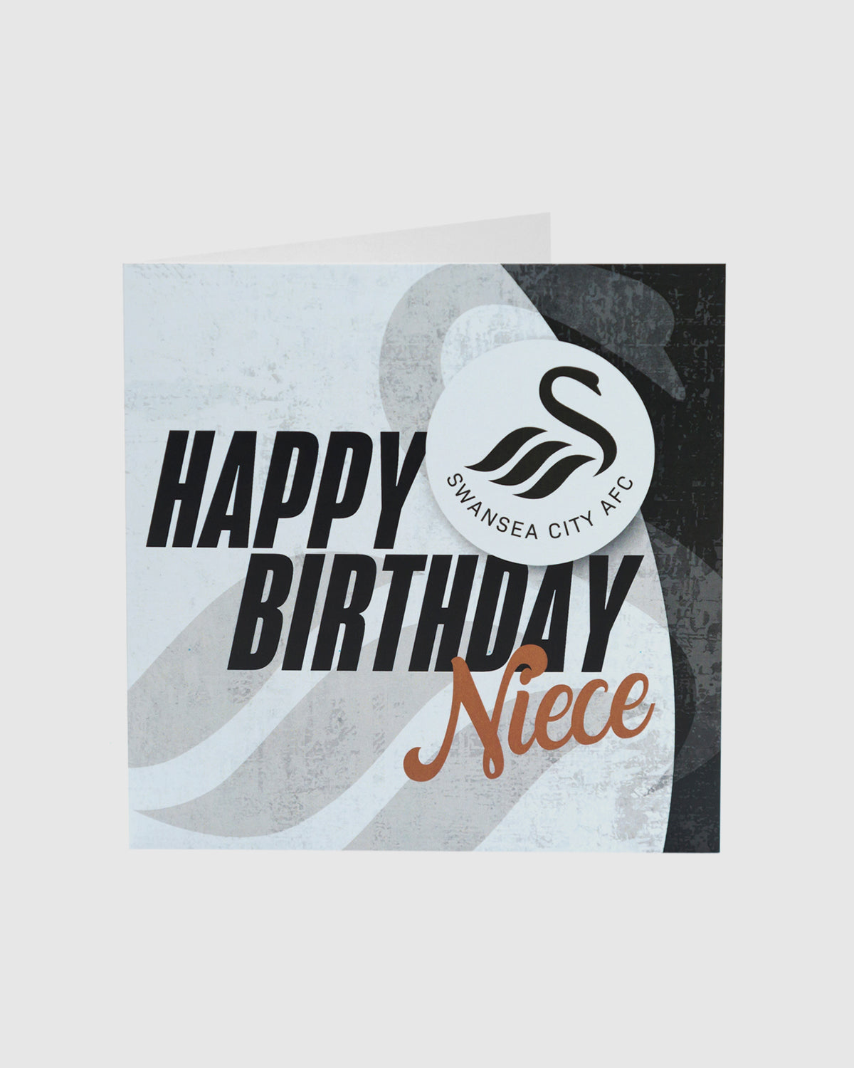 Swans Happy Birthday Niece Card