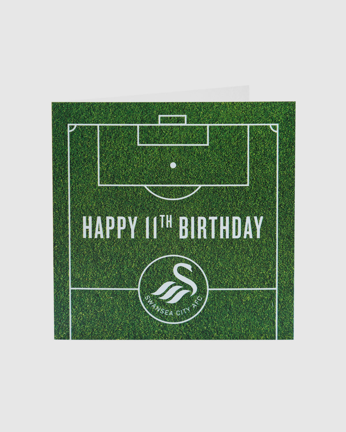 Swans Happy 11th Birthday Card