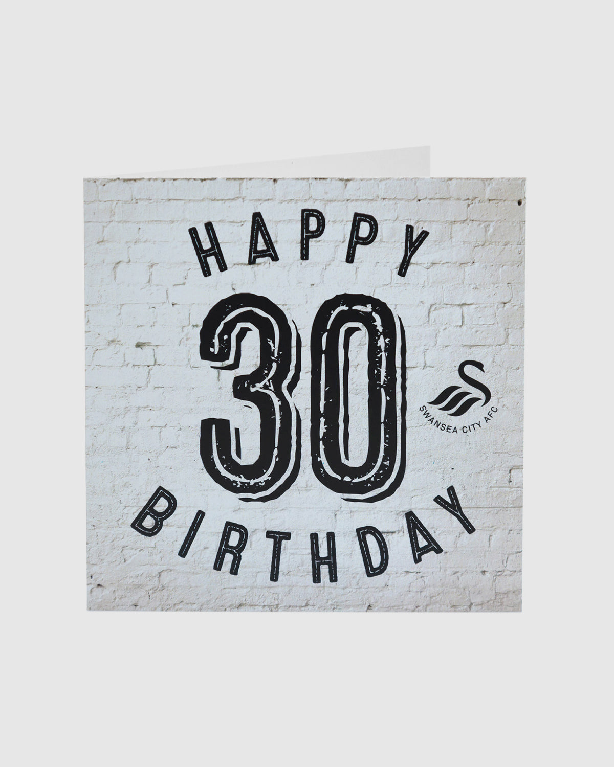 Swans Happy 30th Birthday Card
