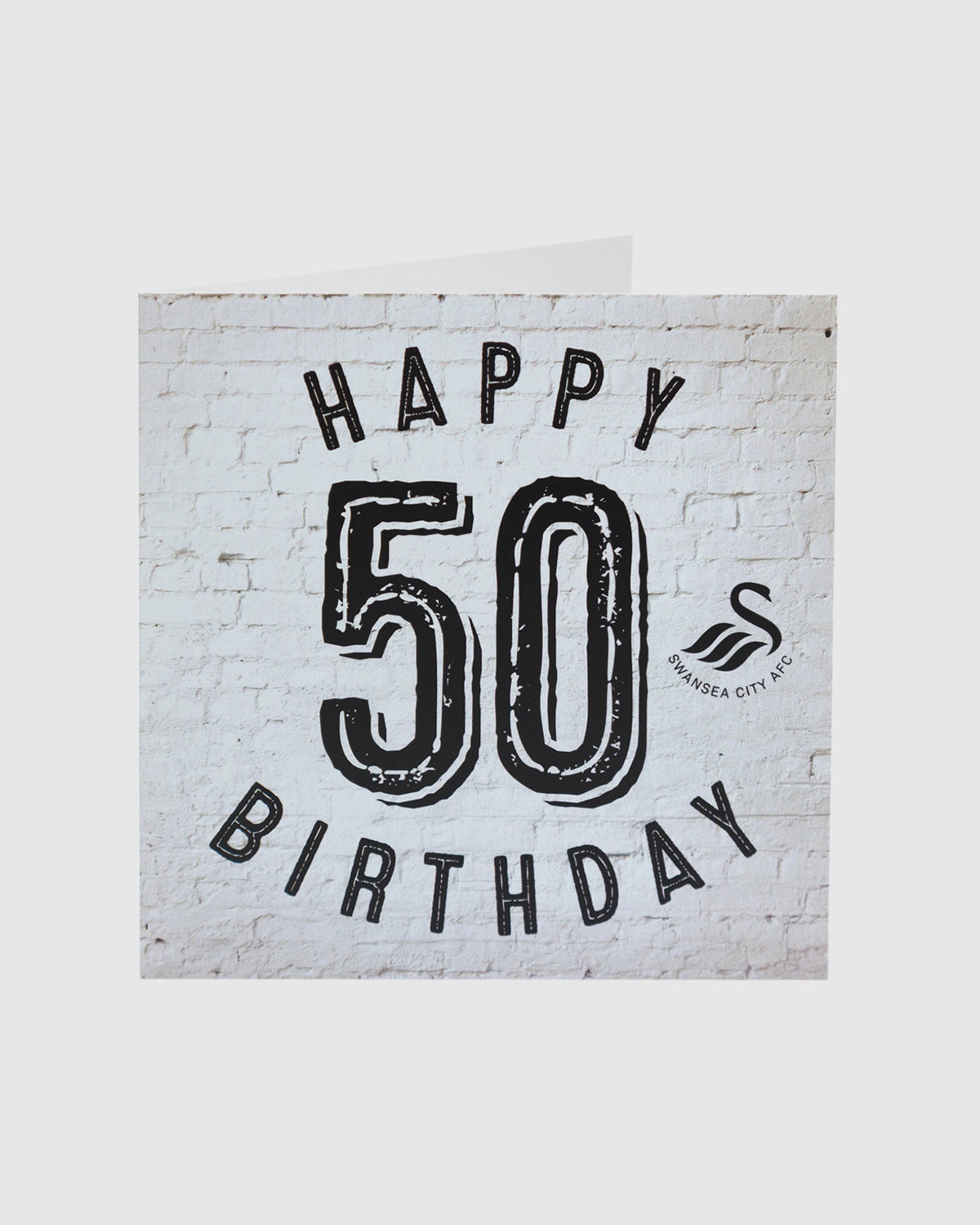 Swans Happy 50th Birthday Card