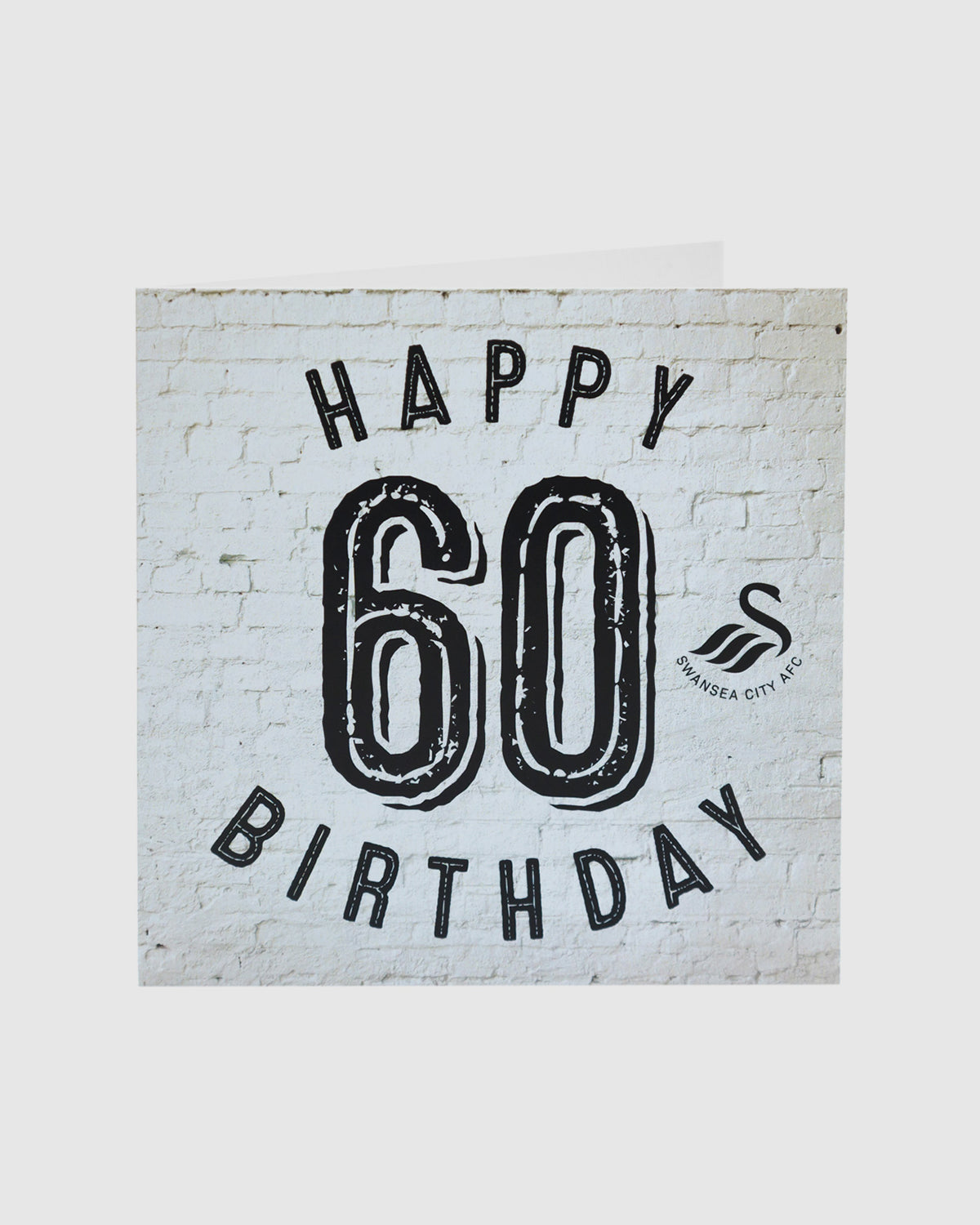 Swans Happy 60th Birthday Card