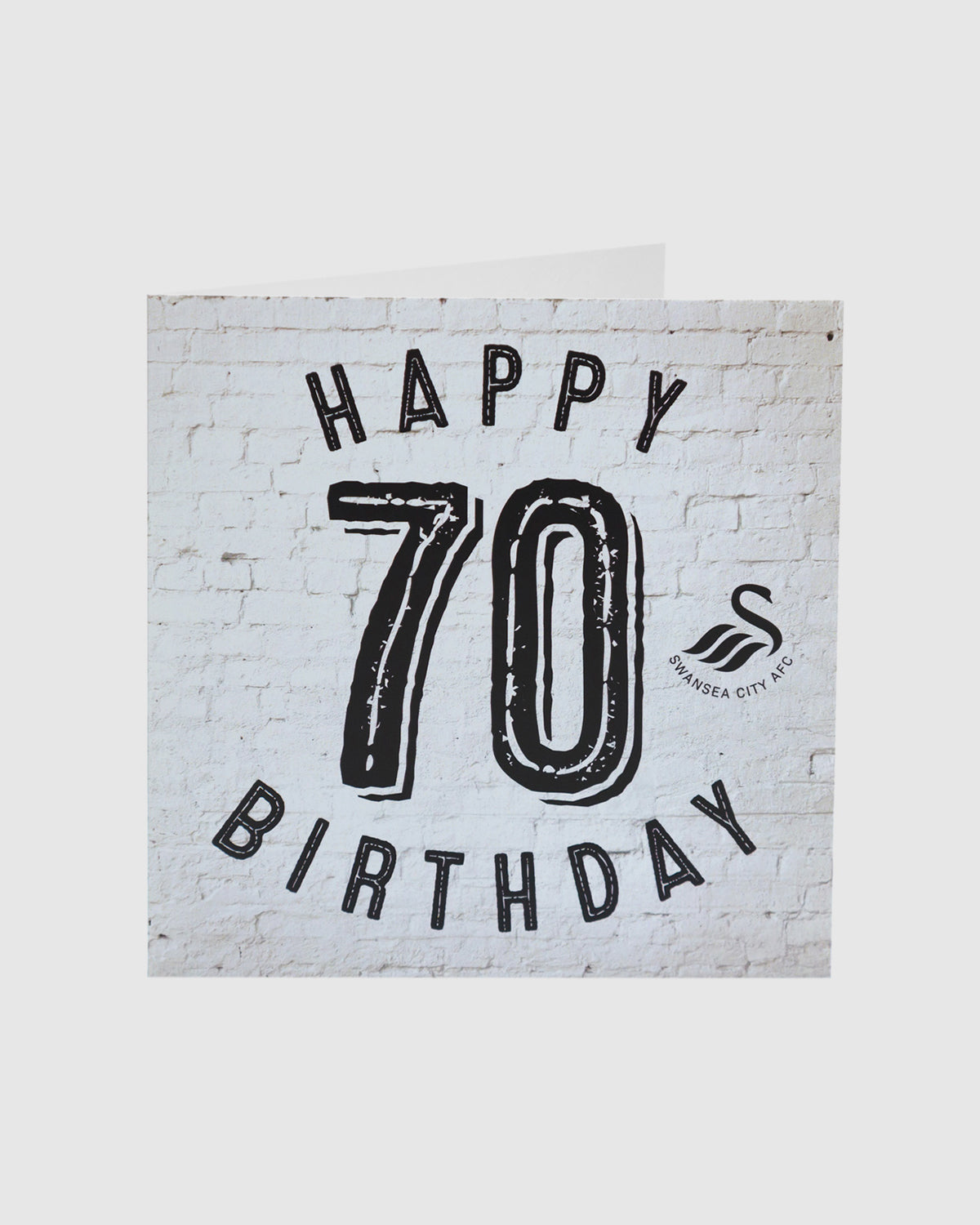 Swans Happy 70th Birthday Card