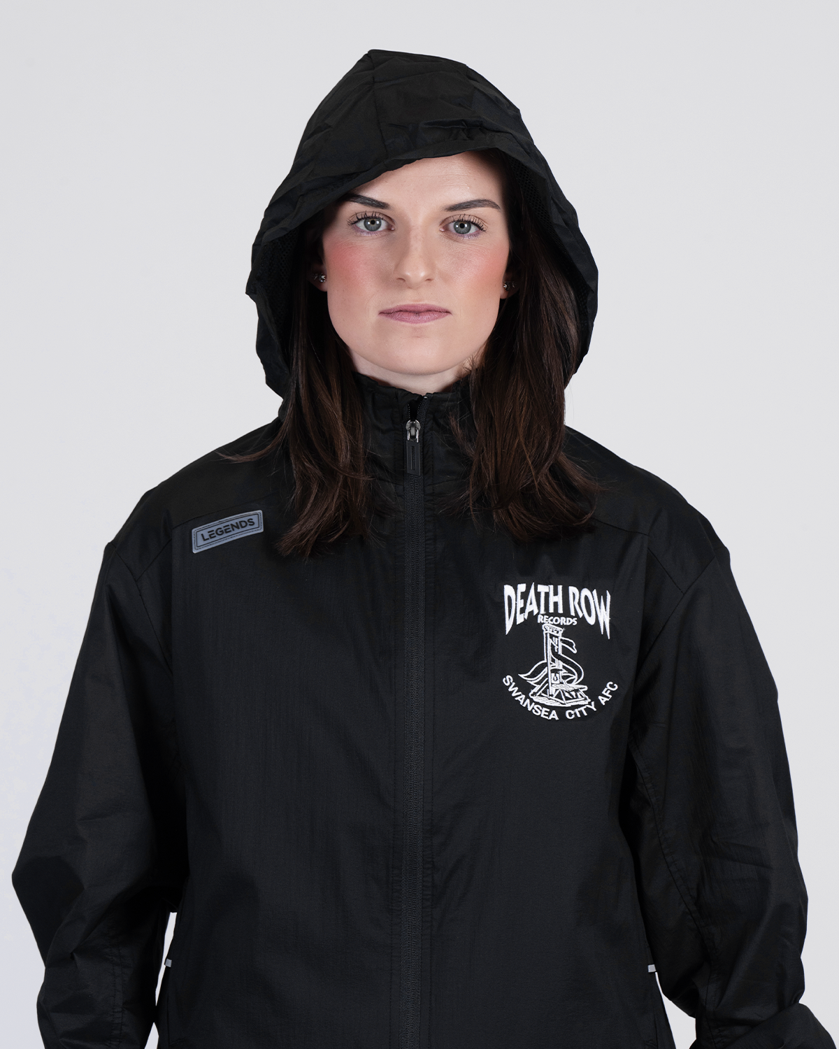 Legends x Death Row Windbreaker - Black