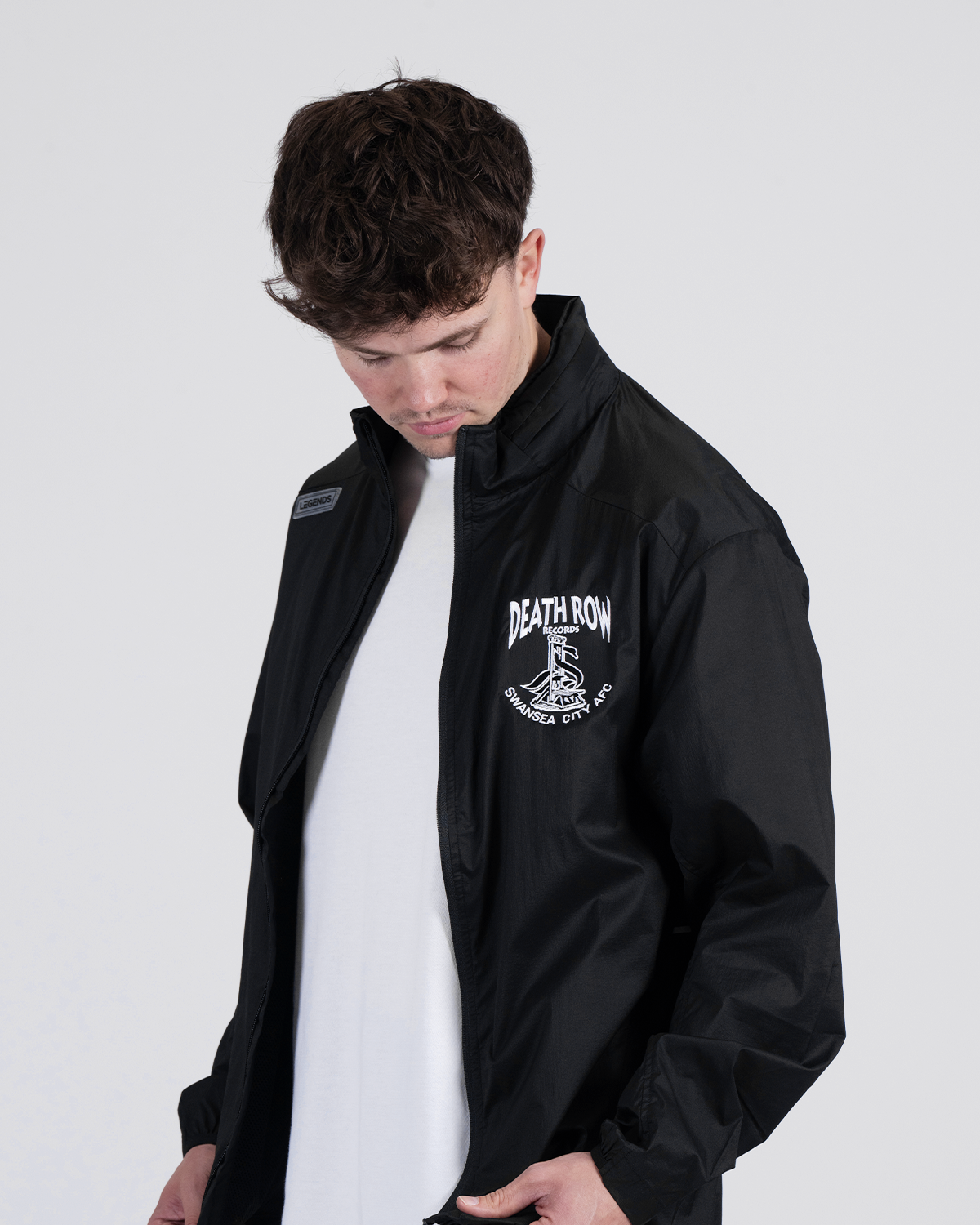 Legends x Death Row Windbreaker - Black