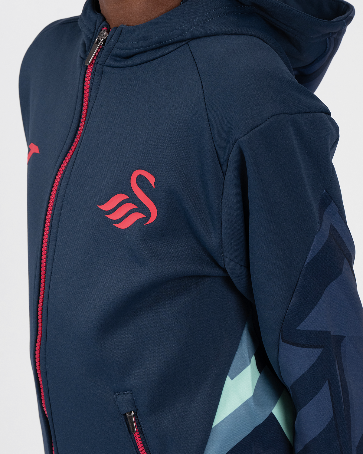 Junior Training Full Zip Hood 2025/26 - Navy