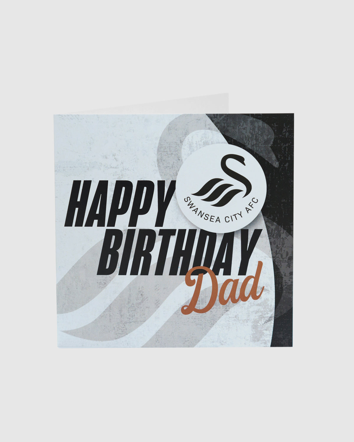 Swans Happy Birthday Dad Card