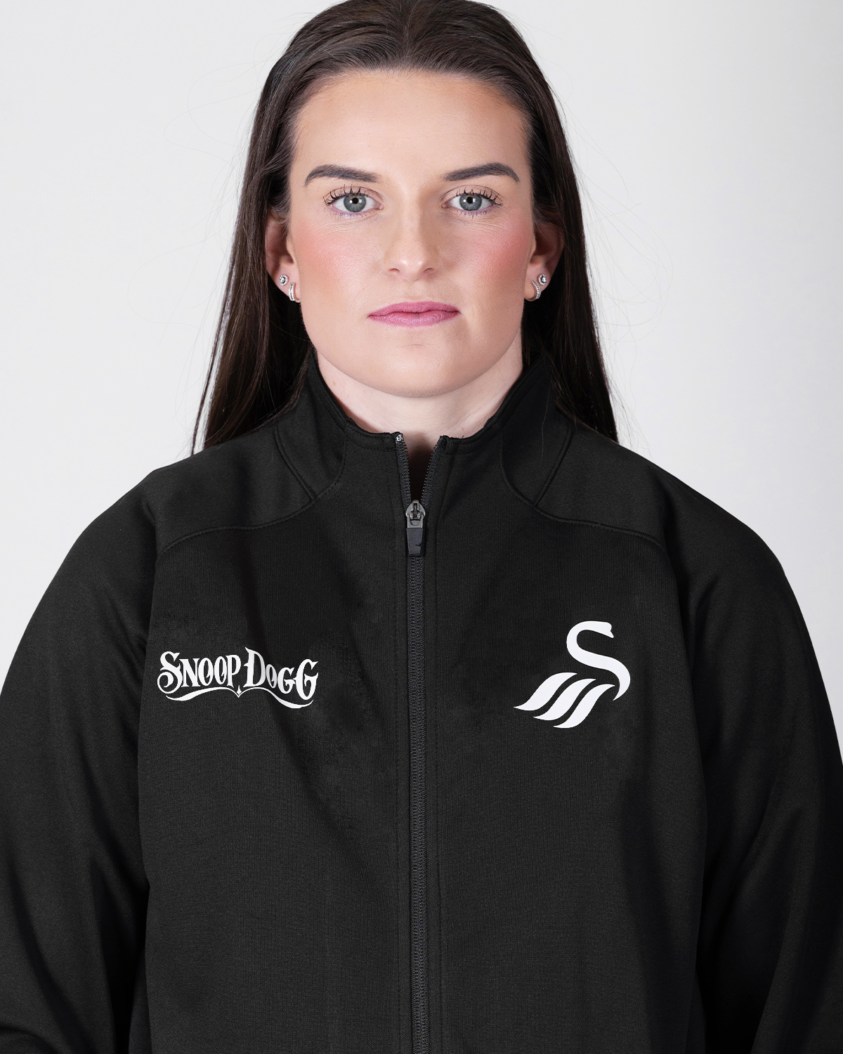 Adult Snoop Dogg x Swans Full Zip Track Jacket - Black