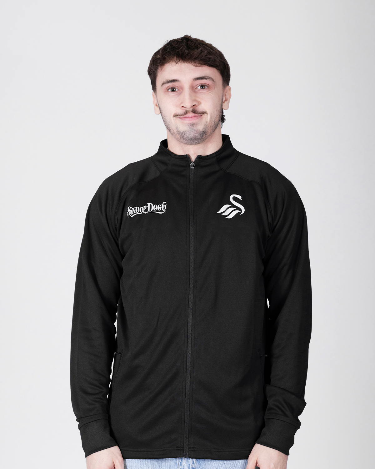 Adult Snoop Dogg x Swans Full Zip Track Jacket - Black