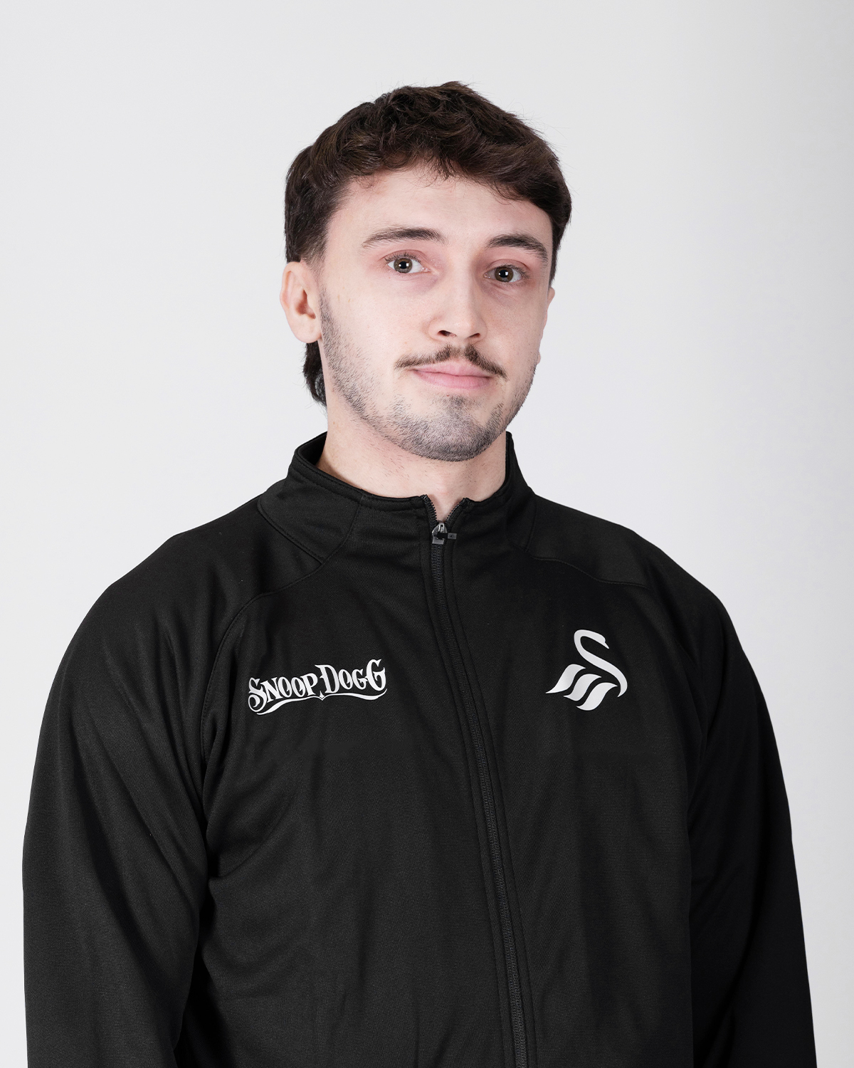 Adult Snoop Dogg x Swans Full Zip Track Jacket - Black