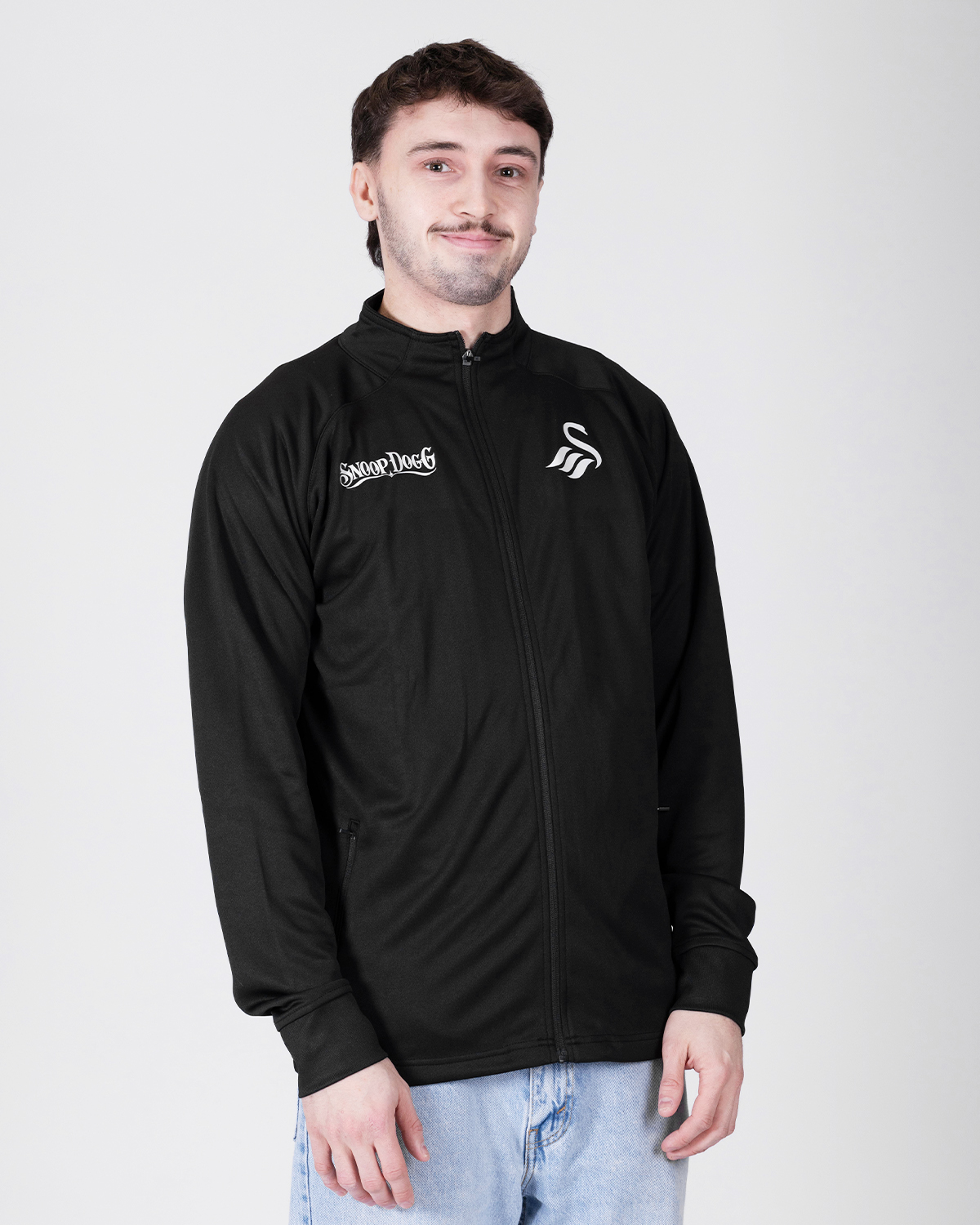Adult Snoop Dogg x Swans Full Zip Track Jacket - Black