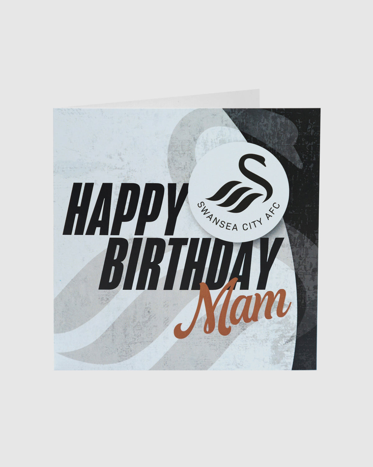 Swans Happy Birthday Mam Card