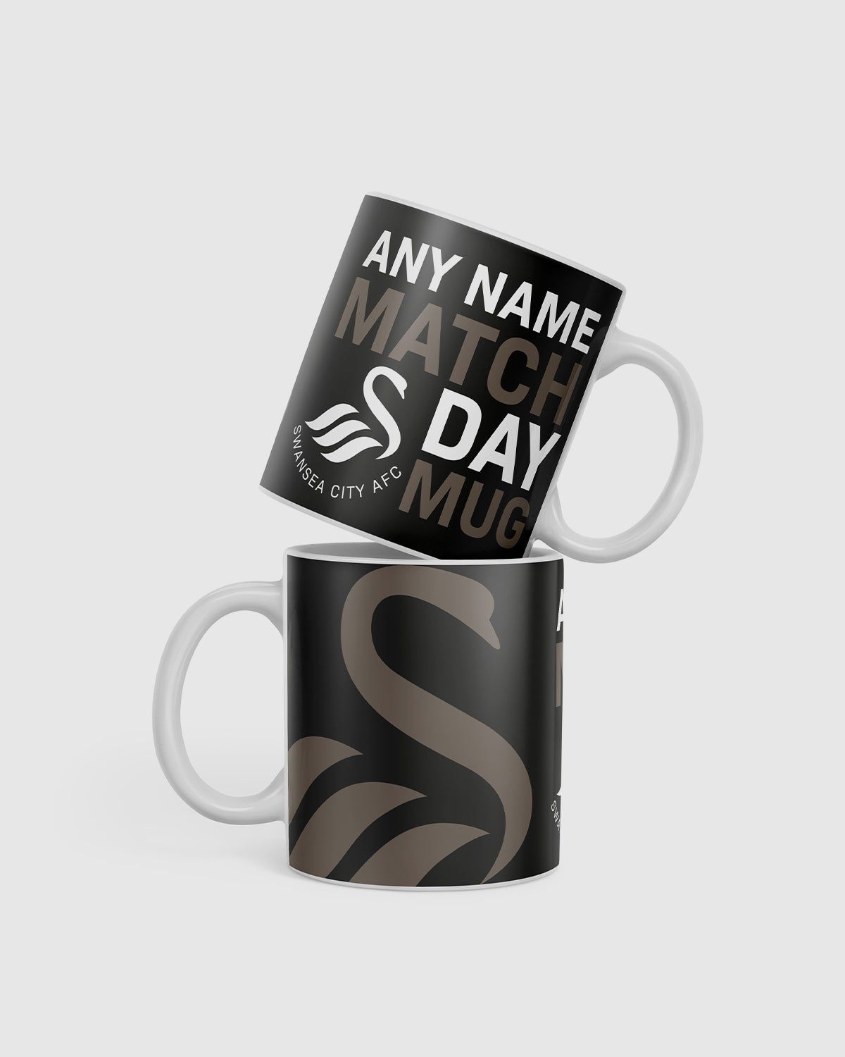 Personalised Match Day Mug - Black