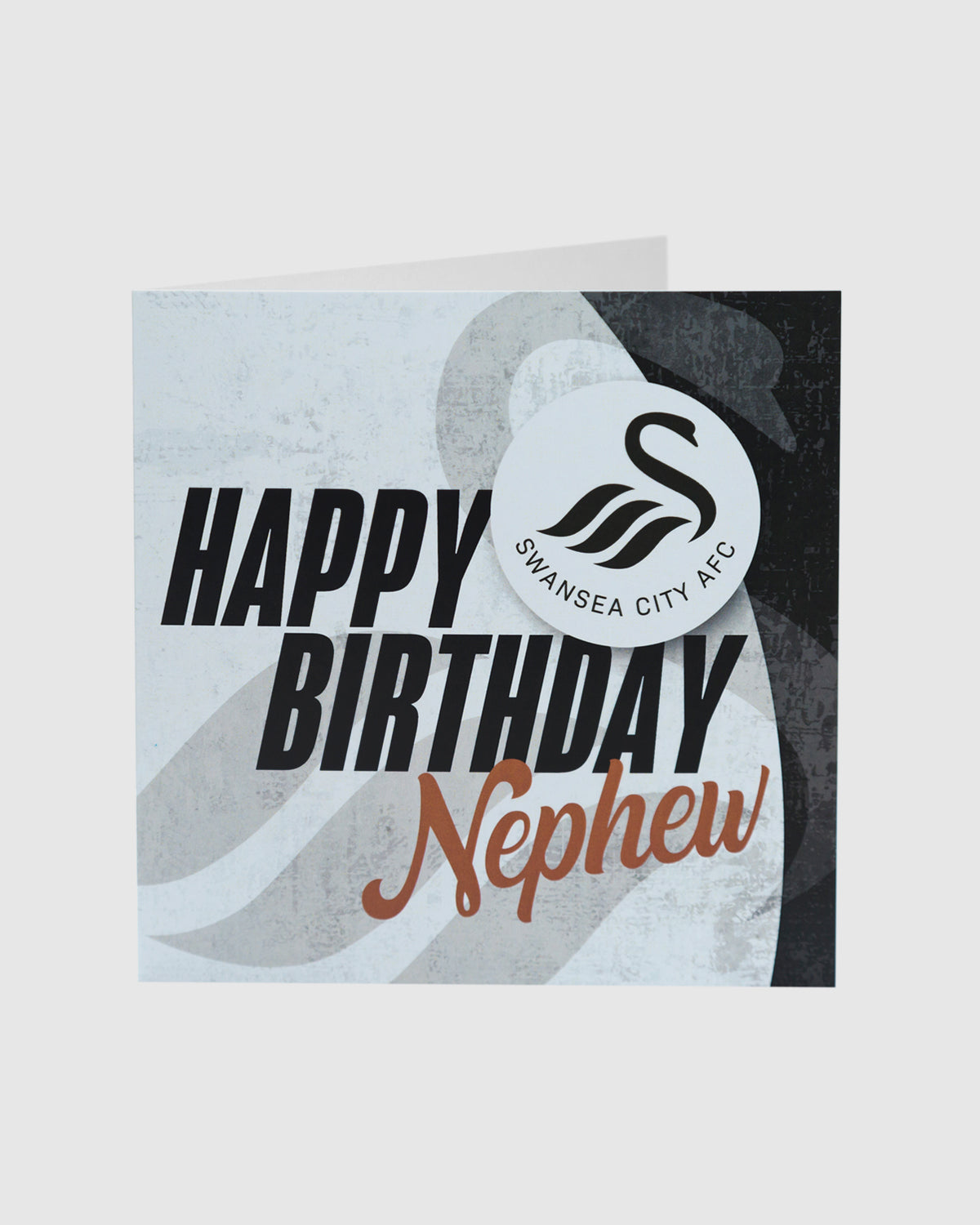 Swans Happy Birthday Nephew Card