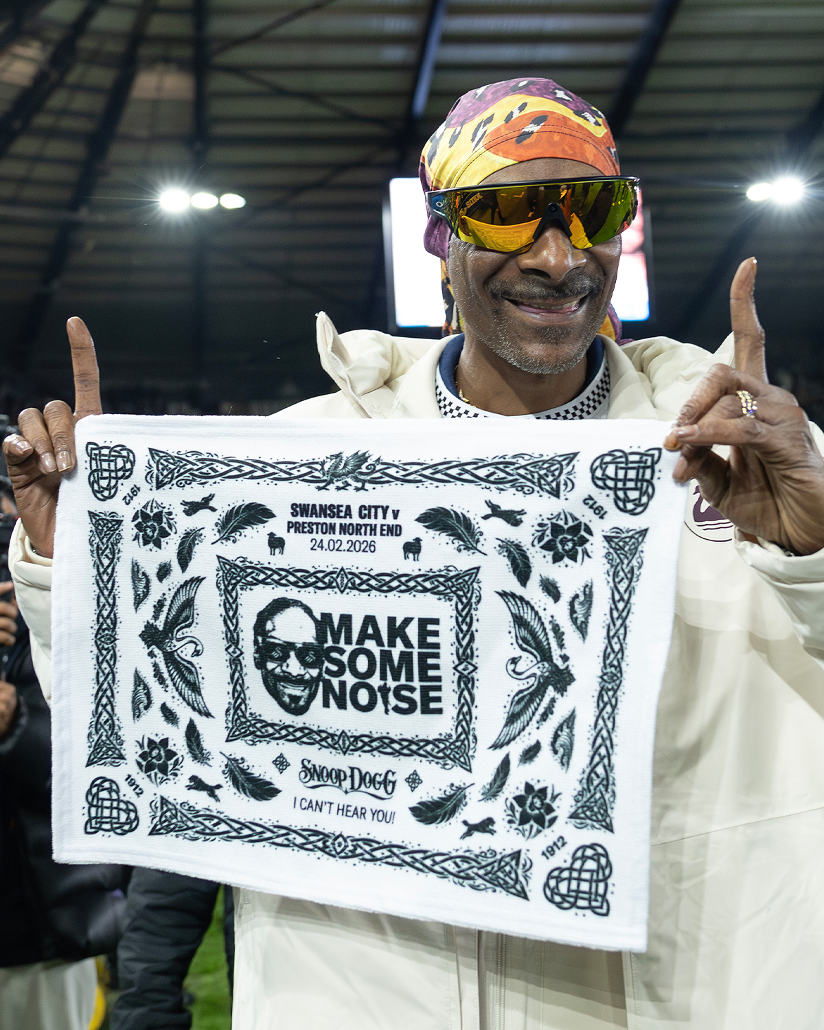 Swansea City AFC - Snoop Dogg x Swansea City Commemorative Towel