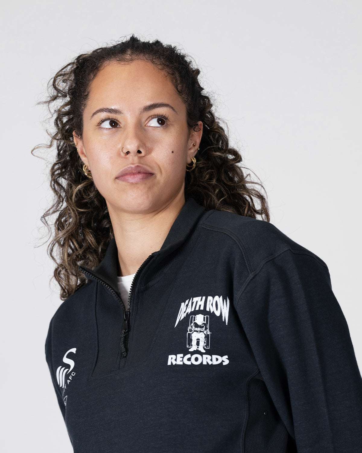 Legends x Death Row 1/4 Zip - Black