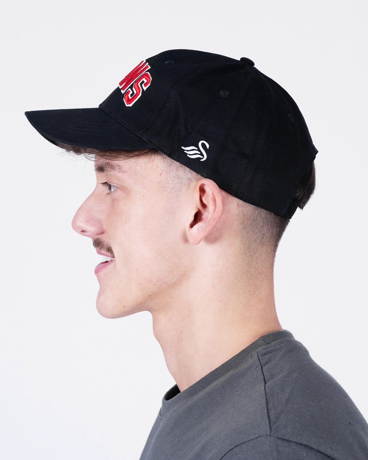Swans College Cap - Black/Red