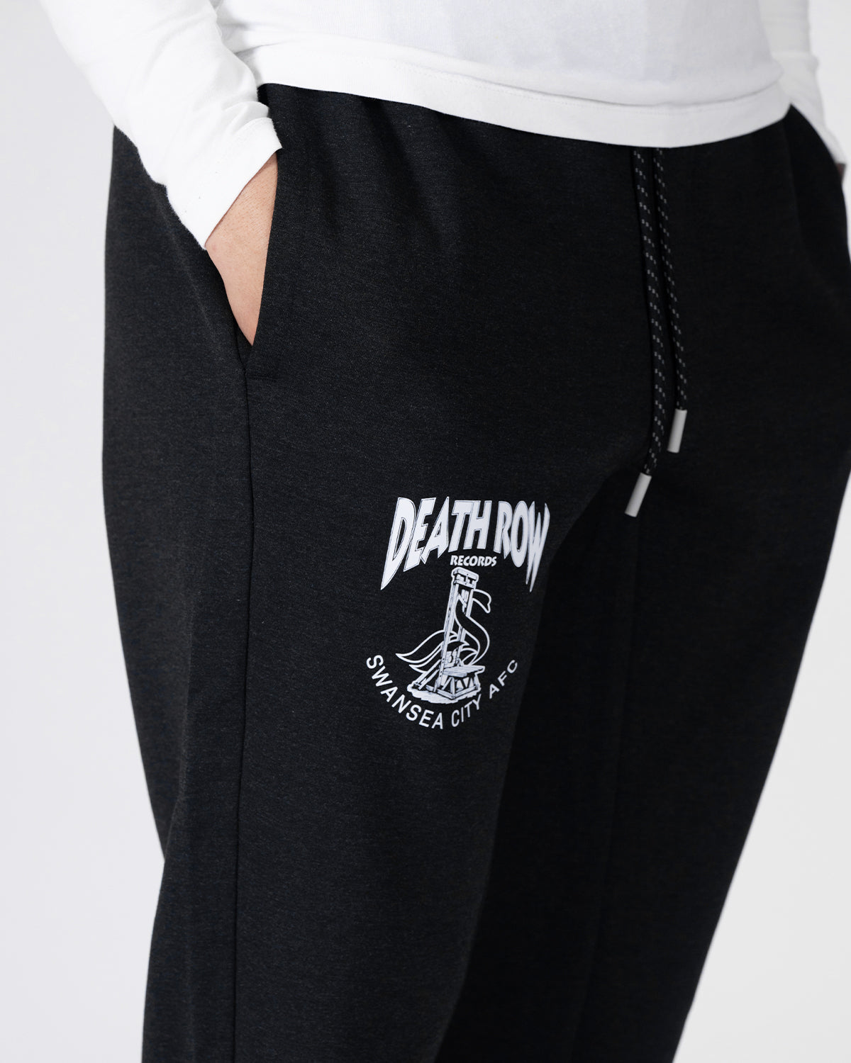 Legends X Death Row Tech Joggers - Heather Black