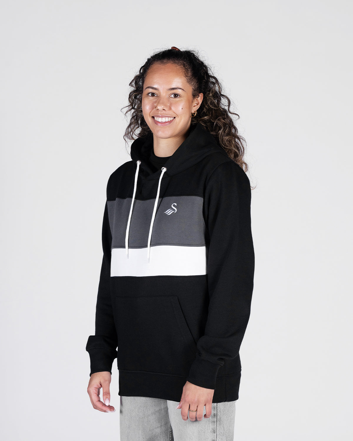 Adult Roma Hoodie - Black/Charcoal