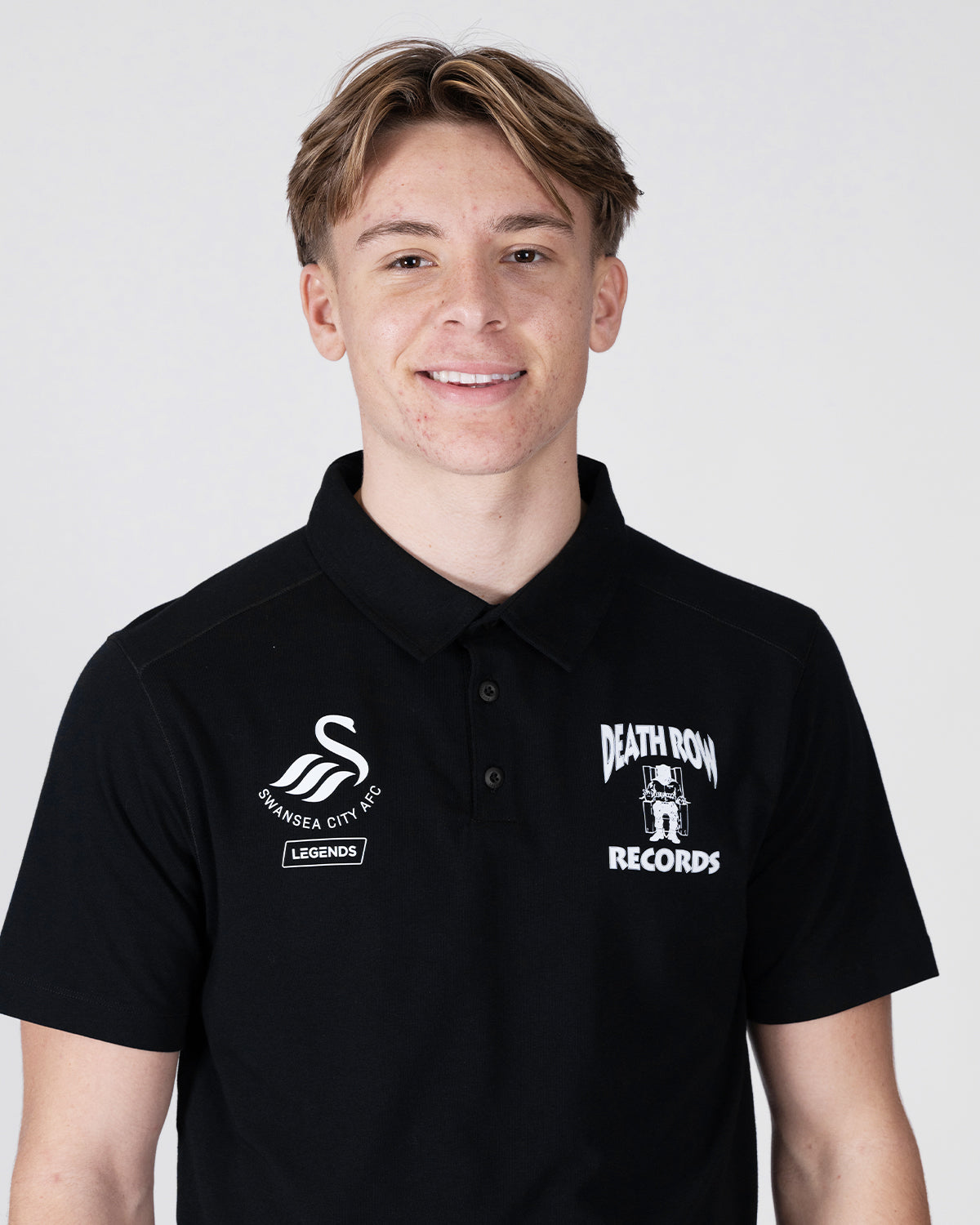 Legends x Death Row Aviation Polo - Black