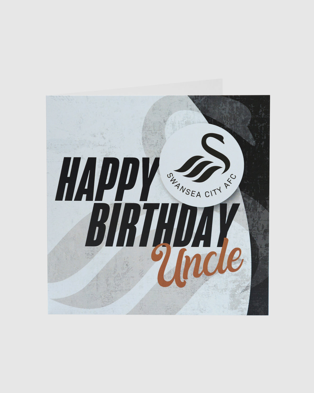 Swans Happy Birthday Uncle Card