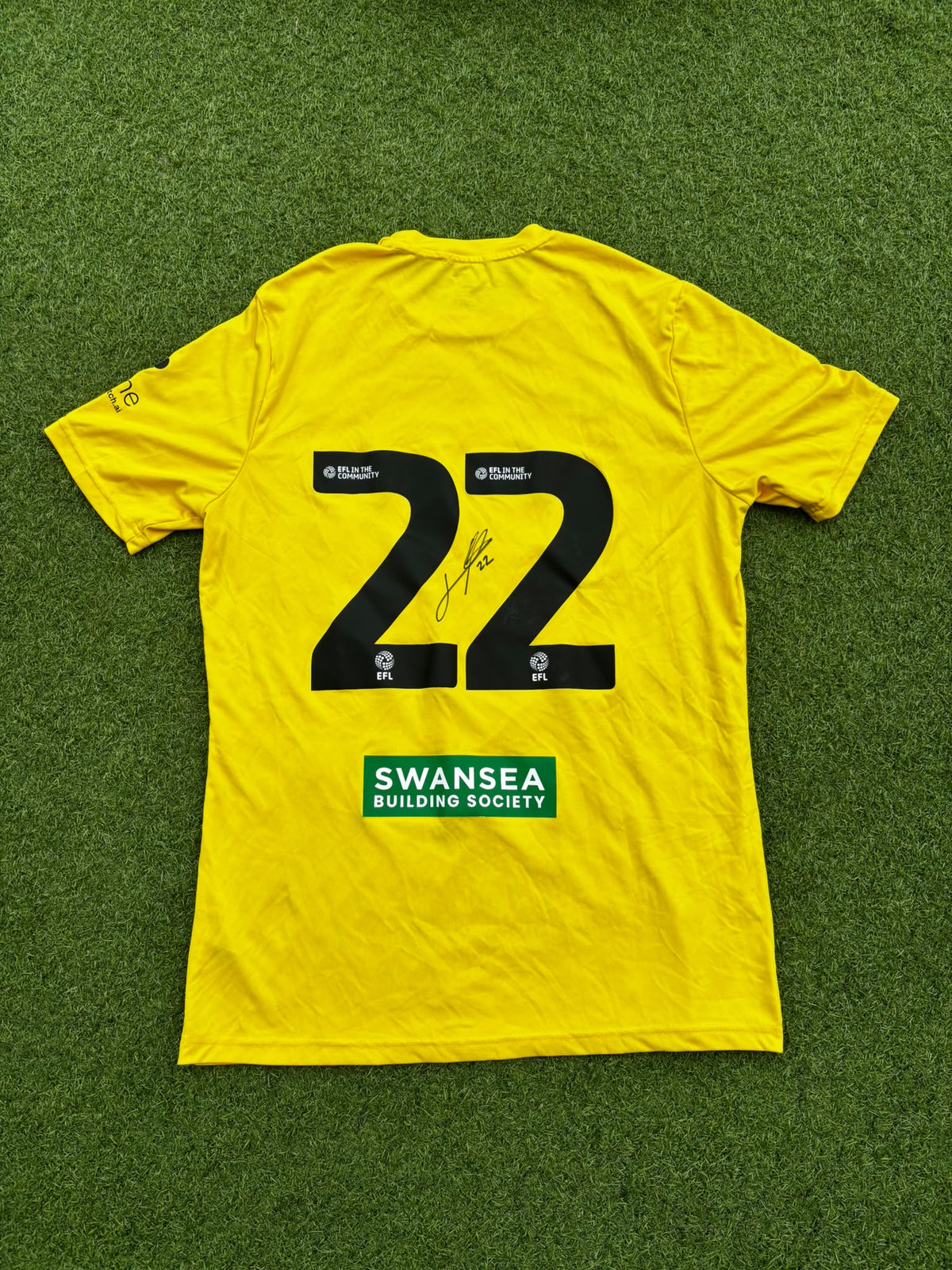Match-worn Signed Death Row Pre-Season Shirt - Vigouroux 22