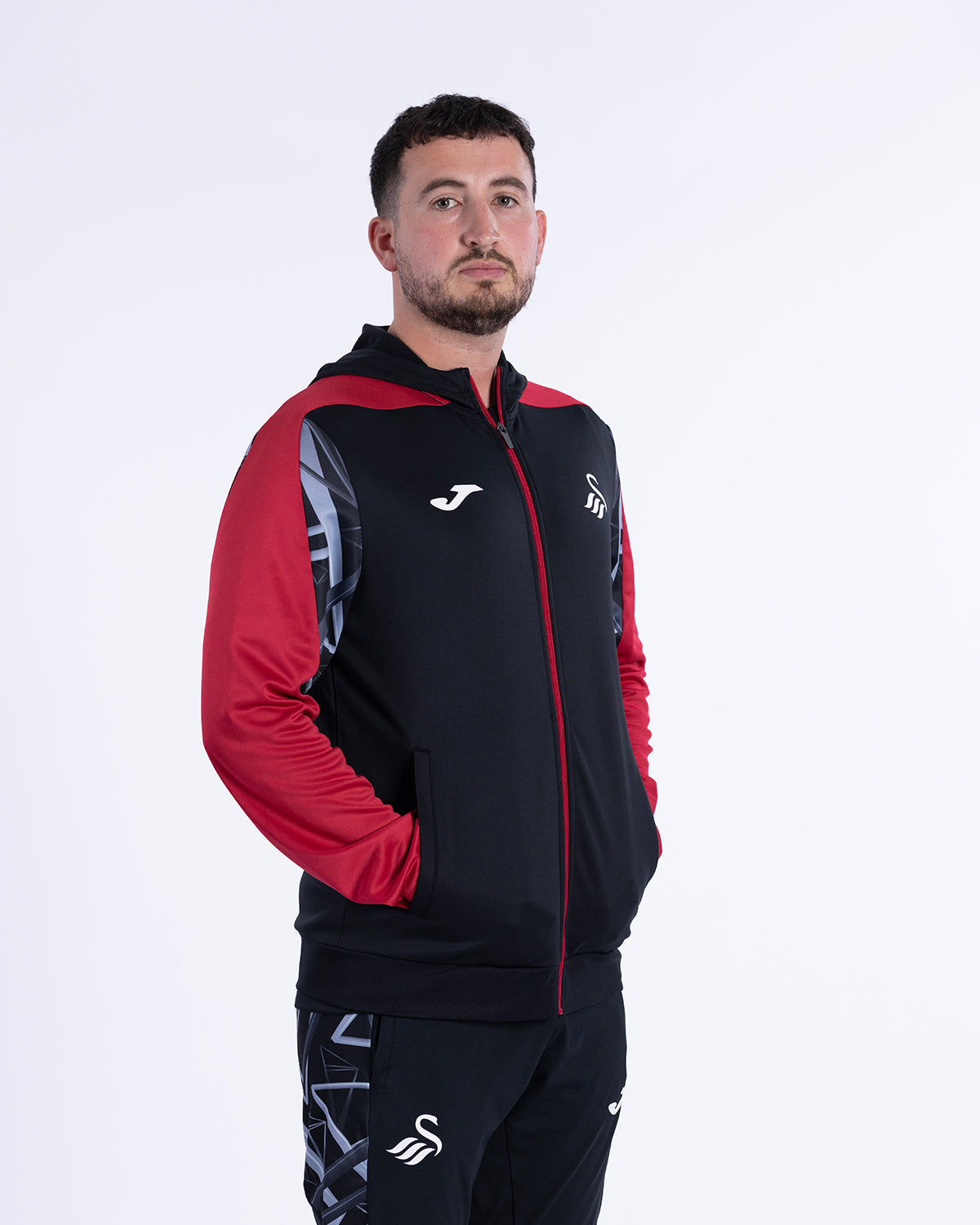 Training Full Zip Hood 2026-27 - Black