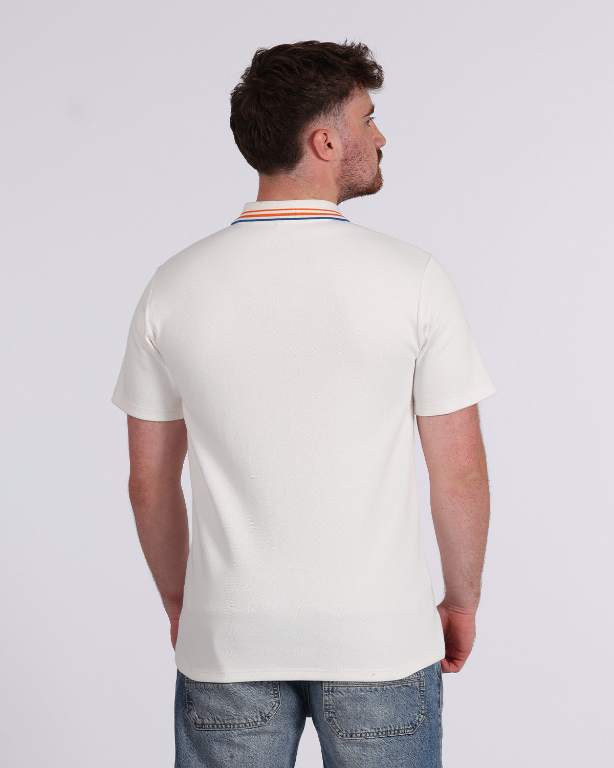 Sandfields Tipped Polo - White
