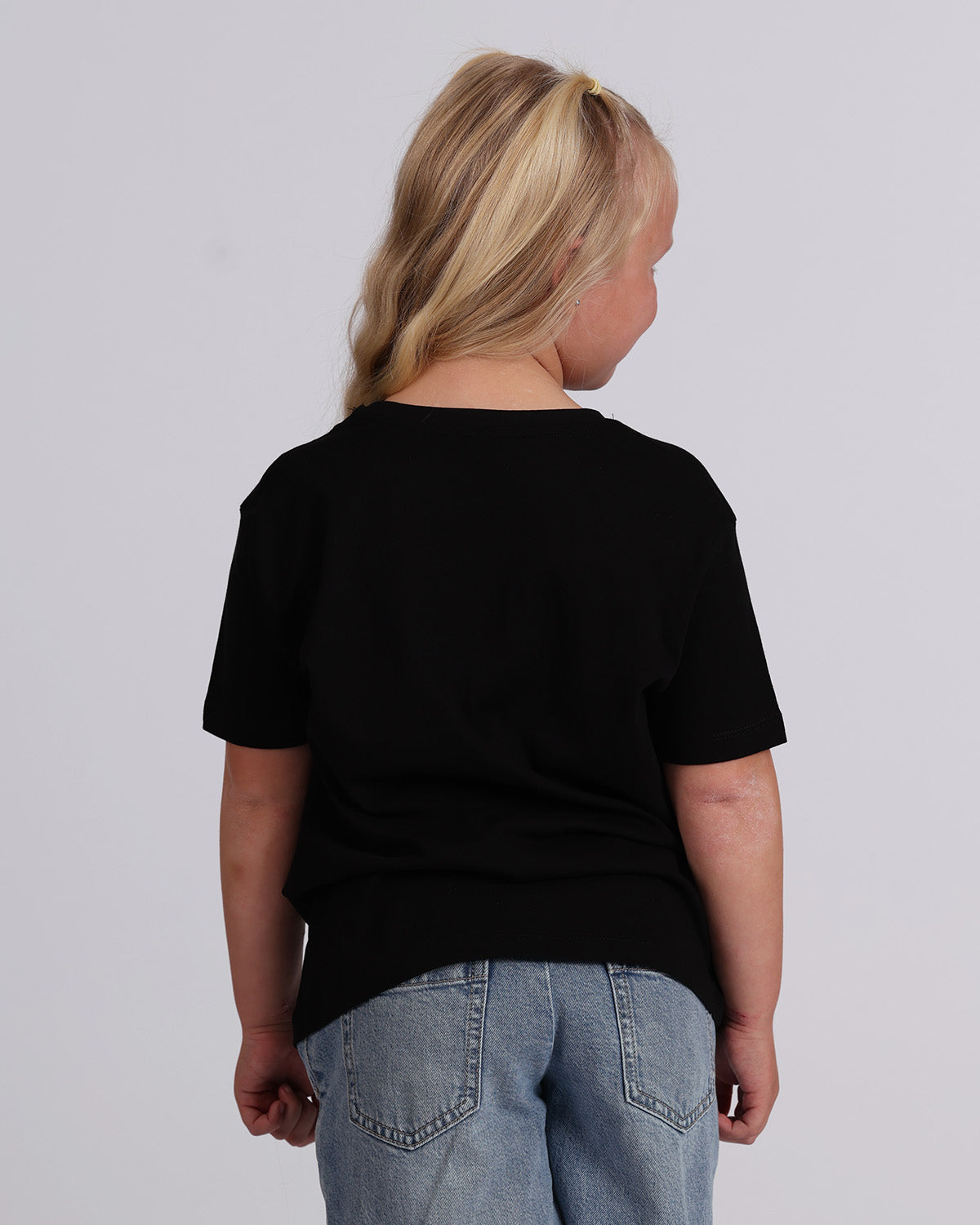 Junior 90's Retro T-Shirt - Black