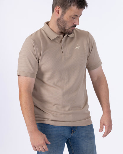 Tracker Waffle Polo - Stone