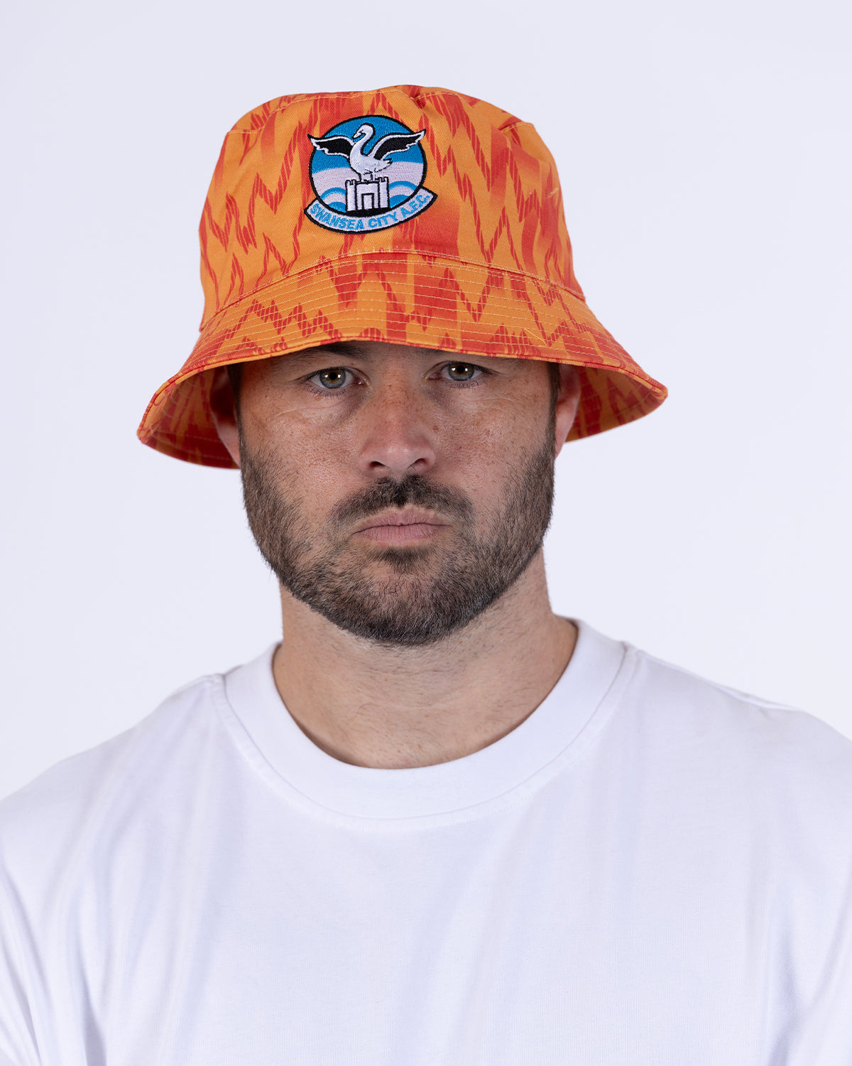 Adult Retro Bucket Hat - Orange