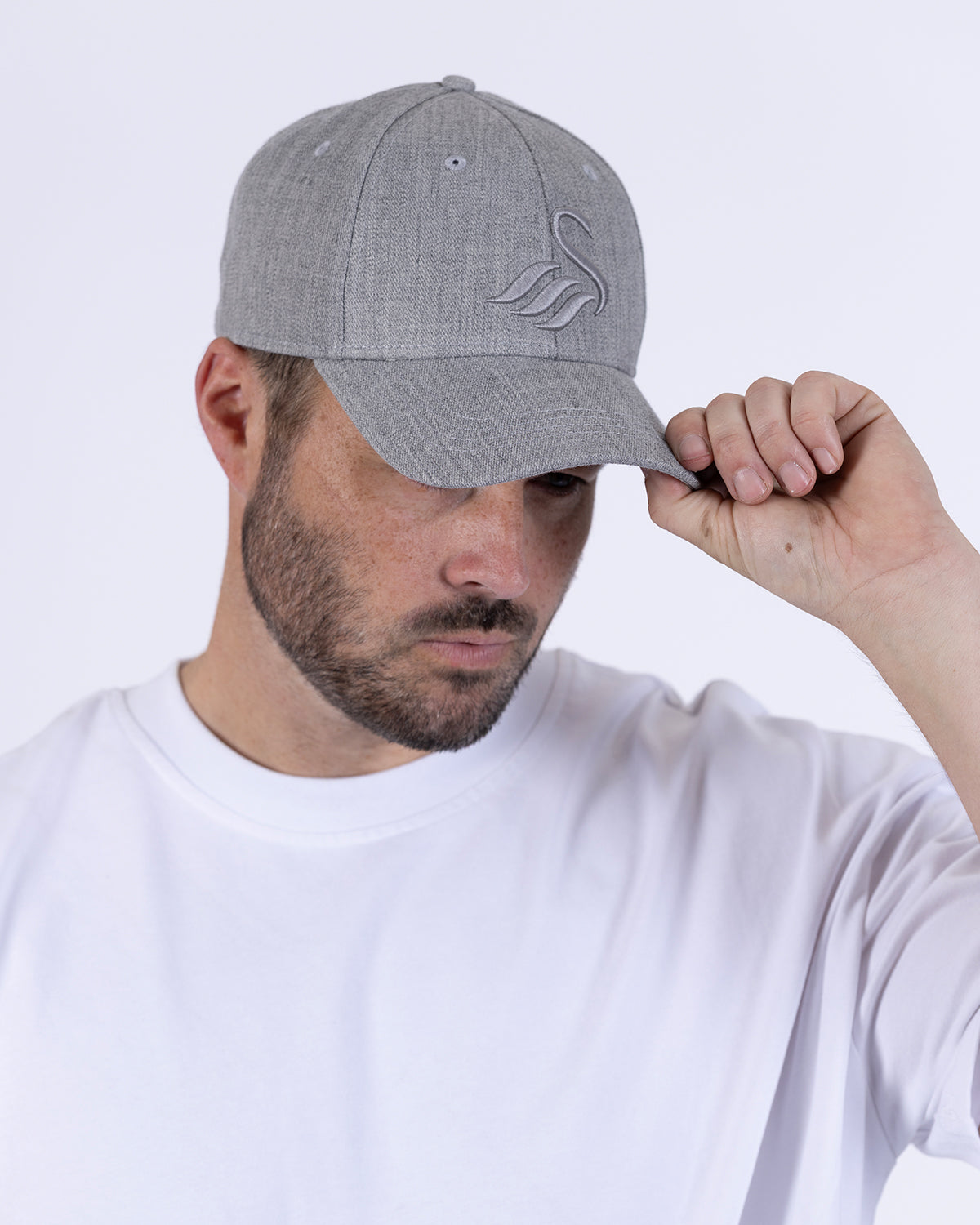 Swans Tonal Cap - Grey