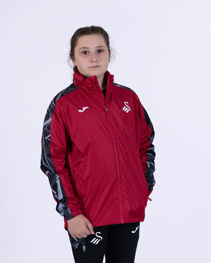 Junior Training Rain Jacket 2026-27 - Burgundy