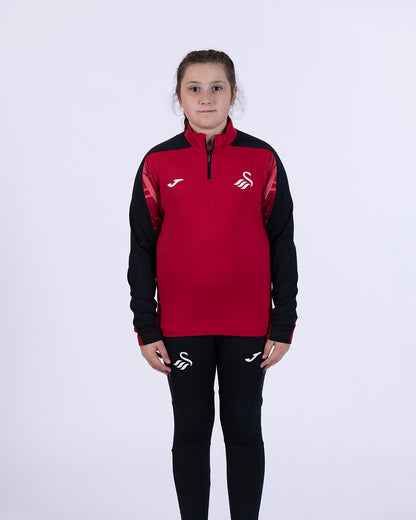 Junior Training 1/4 Zip 2026-27 - Burgundy