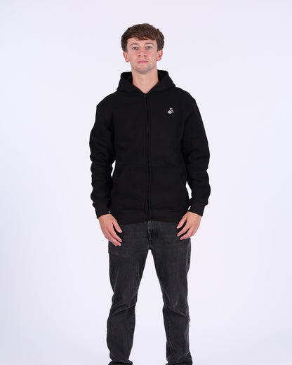 Essentials Full Zip Hoodie - Black