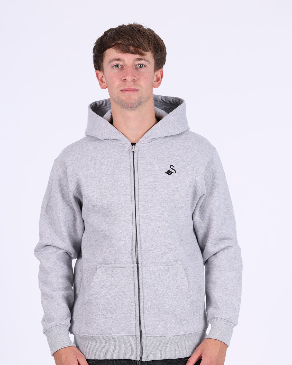 Essentials Full Zip Hoodie - Grey