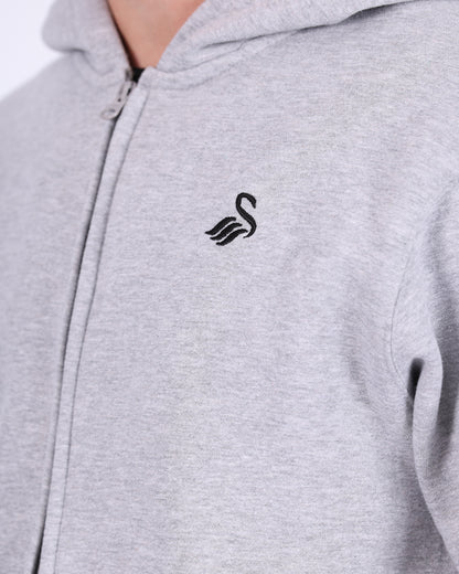 Essentials Full Zip Hoodie - Grey