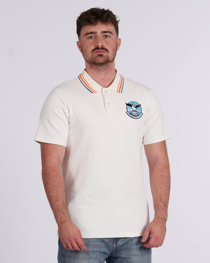 Sandfields Tipped Polo - White