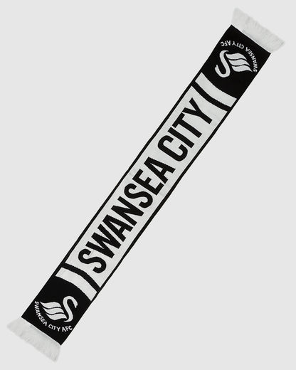 Swansea City Block Scarf