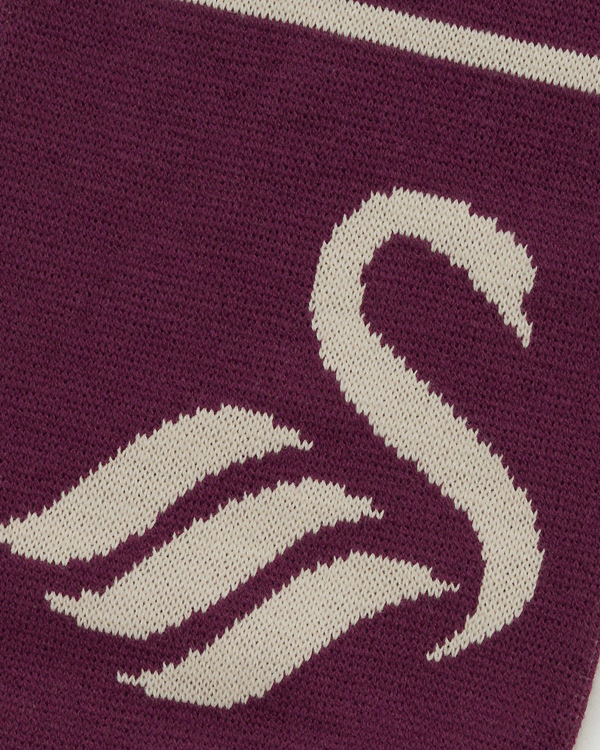 Bar Scarf - Purple/Cream